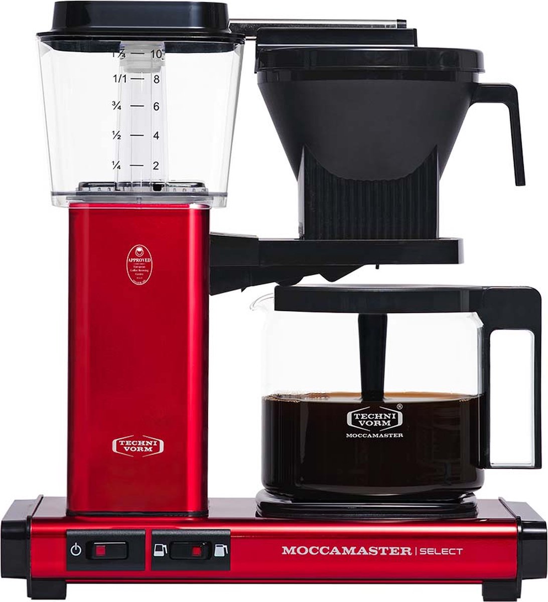 Filterkoffiemachine KBG Select, Red Metallic – Moccamaster