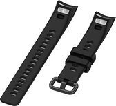 Siliconen bandje - geschikt voor Huawei Honor Band 4 / Honor Band 5 - zwart
