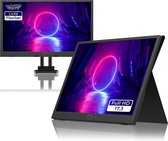 LOOV FlexDisplay - Portable Monitor - Moniteur portable pour ordinateur portable - y compris étui, support et support - Full HD - 17,3 pouces - USB-C & HDMI -