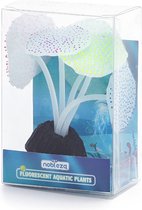Nobleza Aquariuminrichting - Aquariumdecoratie plant - Fluorescerend - Kunstplanten voor aquarium.
