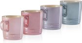 LE CREUSET - Metallics - Mugs 0.35l 4 pcs Chiffon Rose