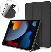 Geschikt voor iPad 10.2 2021 Hoes - Magnetische Flip Hoesje - Book Case Zwart