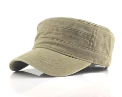 Militaire Cadet Pet - Verstelbaar - Kaki - Army Cadet Cap - Adjustable - Khaki