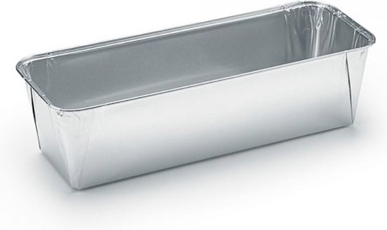 BULK Rechthoekige aluminium voedsel containers, 2270 ml - BULK 1000 PCS