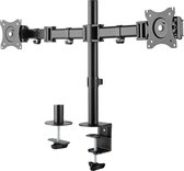 Deltaco ARM-0300 Monitor Arm - 2 Schermen - Bureaustandaard - 13-27 inch - Zwart