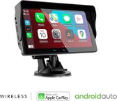 Apple Carplay 7 inch scherm - Android auto - Universeel - Wireless - Bluetooth