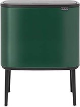 Brabantia Bo Touch Bin poubelle 36 litres avec seau intérieur synthétique - Pine Green