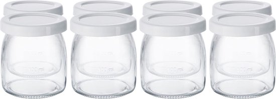 Steba JM3 - Yoghurtmaker - 8 potjes à 180 ml - timer - RVS - Steba