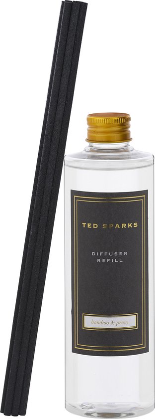 Ted Sparks - Geurstokjes Diffuser - Navulling - Bamboo & Peony