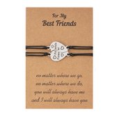 Bixorp Friends - Bracelets d'amitié pour 2 - Coeur en argent "Friends Forever" - Bracelet BFF
Filles - Bracelet Best Friends Cadeau d'amitié pour deux