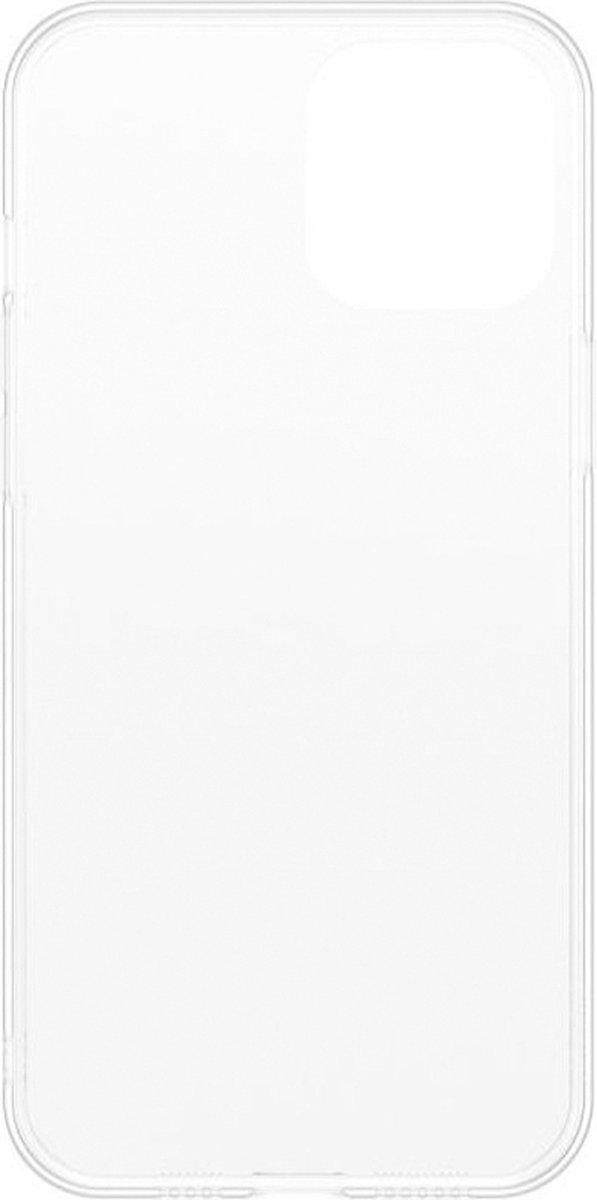 Black Moon Siliconen Back Cover Case Hoesje voor Apple iPhone 12/12 Pro – TPU – Harde Plastic – Wit