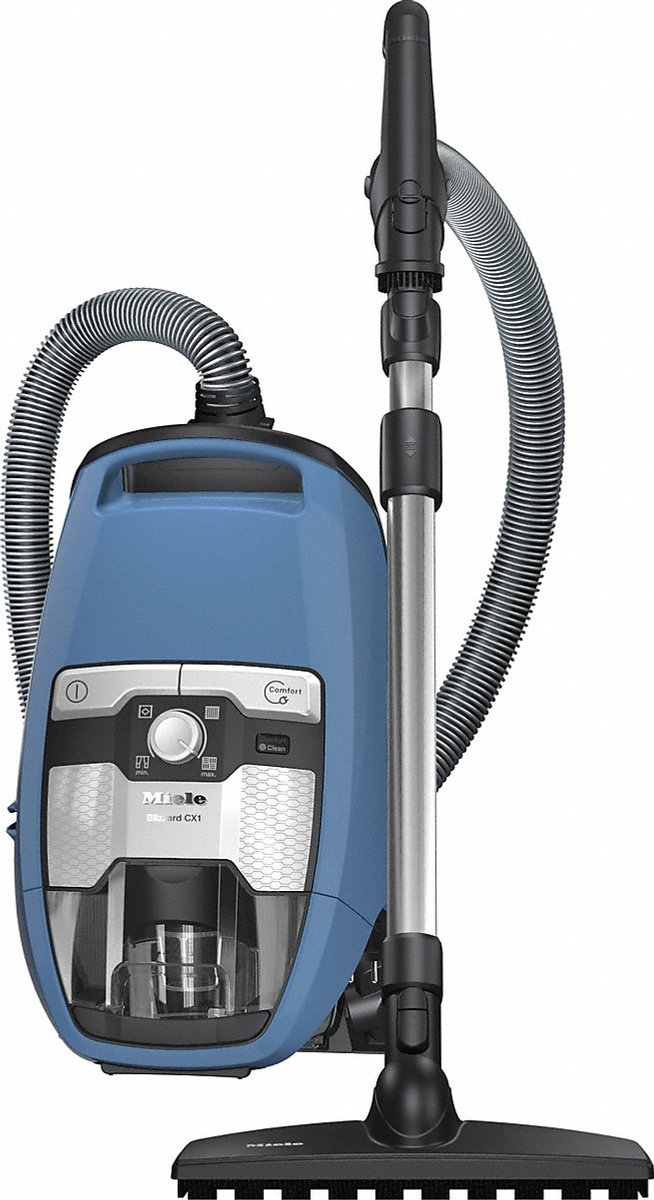 Miele Blizzard CX1 Parquet EcoLine - Stofzuiger zonder zak - Techblauw
