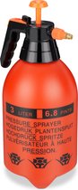 Pulvérisateur à pression Relaxdays 3 litres - pulvérisateur à pression manuel - pulvérisateur d'eau - pulvérisateur de mauvaises herbes - orange