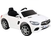 Mercedes SL500 elektrische kinder auto 12V - Bluetooth - Afstandsbediening - Wit - Extra sterke accu