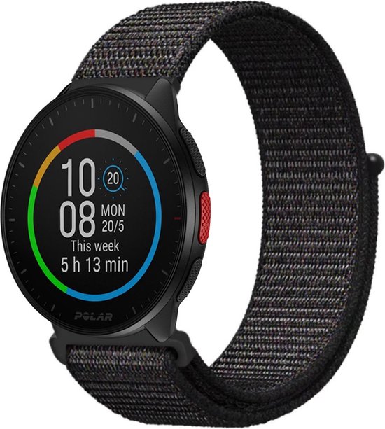 Sangle Strap-it Polar Pacer Nylon Noir