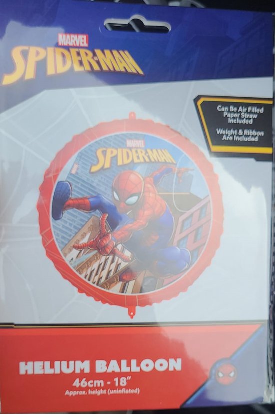 Helium ballon | Spiderman | 46cm | Party | Marvel | Verjaardag |