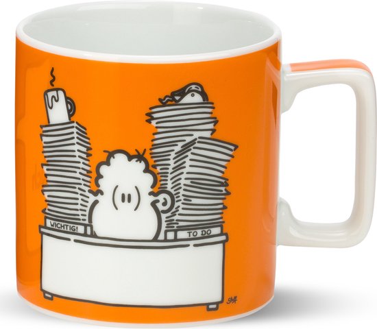 Sprüche-Tasse 'Für Einen Burnout Fehlt Mir Einfach Die Zeit' – 330 Ml, Spülmaschinenfest, Geschenk Für Workaholics