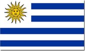 Drapeau Uruguay 90 x 150 cm Articles de fête - Articles de décoration pour supporters / fans sur le thème des pays de l'Uruguay