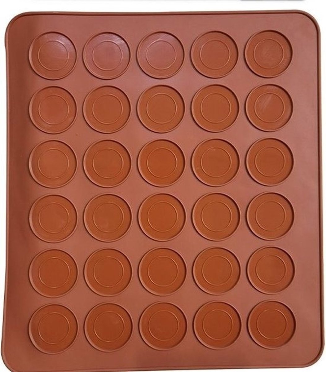 LBB - Macarons bakmat - Voor 30 stuks - Macaron - Set - Vaatwasserbestendig - Ovenbestendig - Macarons mat