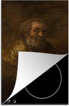 KitchenYeah® Inductie beschermer 30x52 cm - Homerus - Rembrandt van Rijn - Kookplaataccessoires - Afdekplaat voor kookplaat - Inductiebeschermer - Inductiemat - Inductieplaat mat