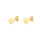 Stud Earrings Circle - Yehwang - Studs - One size - Goud