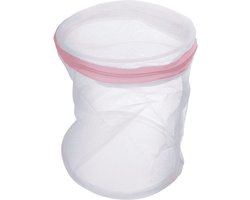 Ronde waszak wit 16 x 20 cm - Waszak - Wasnet - Lingerie Waszak - Waszak Wasmachine - Waszak Ondergoed