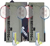 Yonex Scholenpakket - 20 GR-020 badmintonrackets / 4 kokers Mavis 300 geel en vier opbergtassen