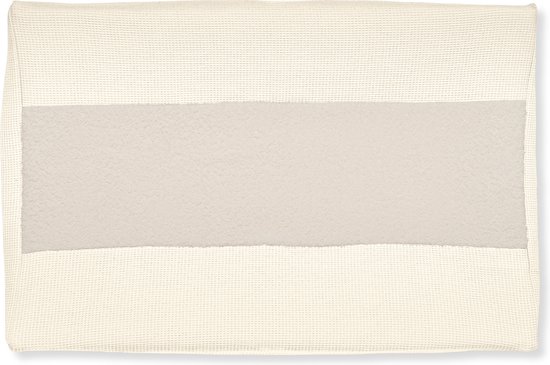 Housse Matelas à Langer Éponge 50x70cm - Ivory/Nougat - 2 pièces