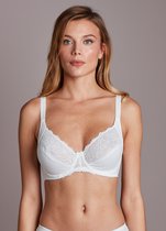 Vivian Dames Lingerie Niet-voorgevormde Minimizer met beugel BH (12-741) - Maat 90E - WIT