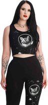 Banned - SPACE KITTY Crop top - XS - Zwart