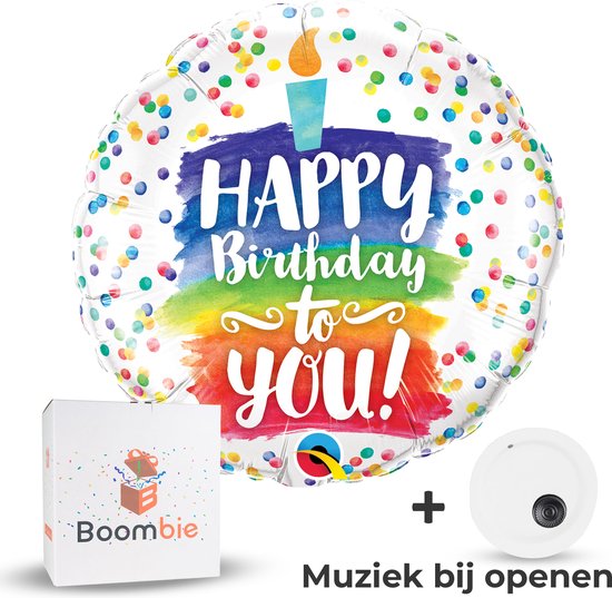 Helium Ballon Met Muziek (Verjaardag) - Happy Birthday (Salsa Versie) | Gevuld met Helium | Boombie© | Verjaardag | Happy Birthday To You