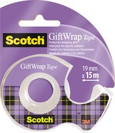 Scotch Gift Wrap tape ft 19 mm x 15 m, op blister 12 stuks