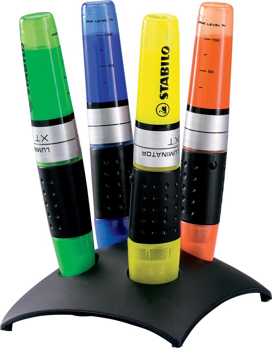 Markeerstift stabilo luminator xt bureauset 71/04 - 5 stuks