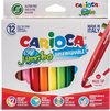 Carioca viltstift Jumbo Superwashable 12 stiften in een kartonnen etui 12 stuks