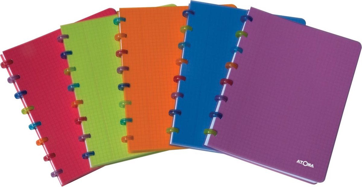 Atoma schrift - Tutti Fruit - 1 stuk - A5 - Commercieel geruit