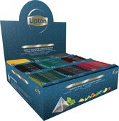 Lipton thee assortiment Exclusive Selection, 9 smaken, display van 108 zakjes