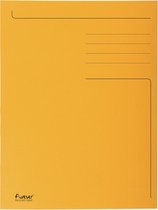 Exacompta dossiermap Foldyne formaat 24 x 32 cm (voor formaat A4) oranje doos van 50 stuks