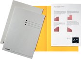 Esselte dossiermap grijs, karton van 180 g/m², pak van 100 stuks 4 stuks
