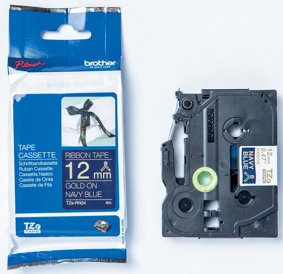 Laminated Tape for Labelling Machines Brother TZE-R234 Black