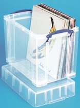Really Useful Box - RUP - Boîte de rangement empilable 19 litres XL, 395 x 255 x 330 mm - Transparent - boîte de rangement
