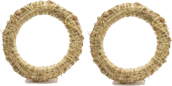 Couronne De Paille | Paille De Blé. 35 X 3 Cm. | Nature