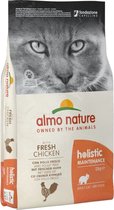 Almo Nature Holistic - Croquettes pour Chats - Poisson Blanc & Riz - 12kg