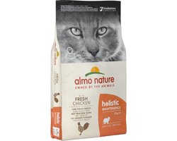 Almo Nature Holistic - Katten Droogvoer - Witvis & Rijst - 12kg