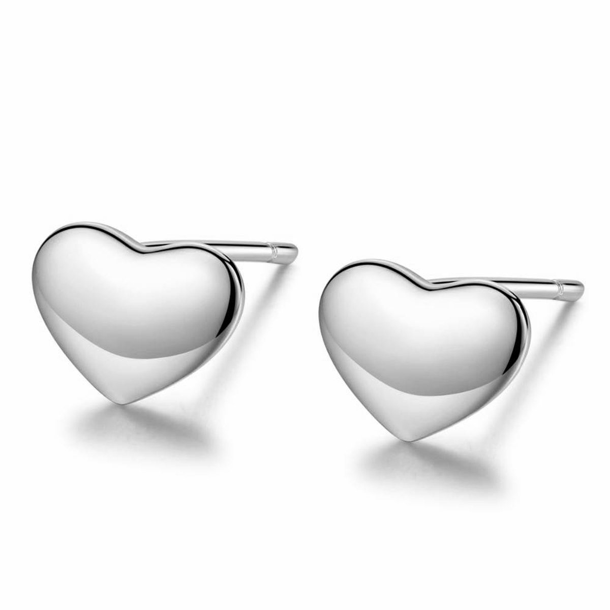 Oorringen zilver 925 hartje - Zilveren oorbellen van Sophie Siero met hartjes - Met Cadeauverpakking
