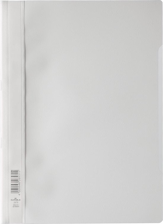 Chemise de classement Durable ft A4 blanc 25 pcs