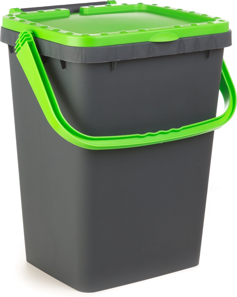 Ecoplus 40 liter afvalemmer groen - afvalscheidingsbak - sorteerbak - afvalbak