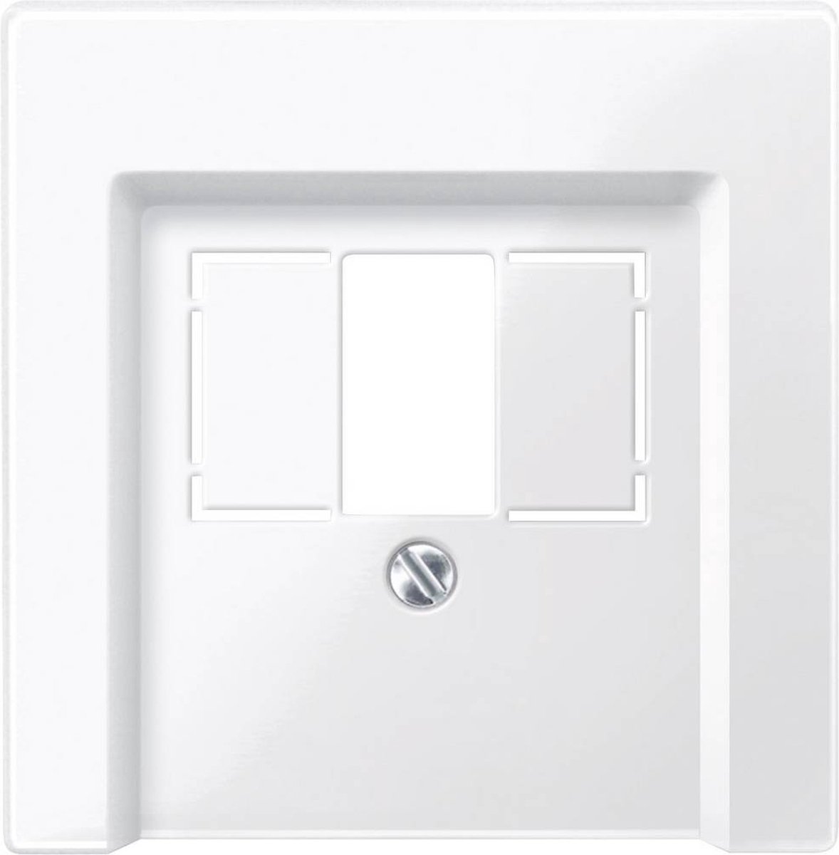 Merten 296019 TAE-contactdoos Afdekking System M, 1-M, M-Smart, M-Plan, M-Creativ Polar-wit (glanzend)