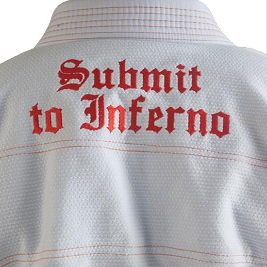 Fluory BJJ GI Kimono BJJF17 Pearl Wave Wit A2