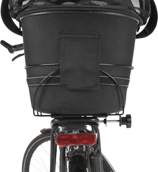 TRIXIE Fietsmand voor huisdieren bagagedrager 29x42x48 cm zwart | bol.com