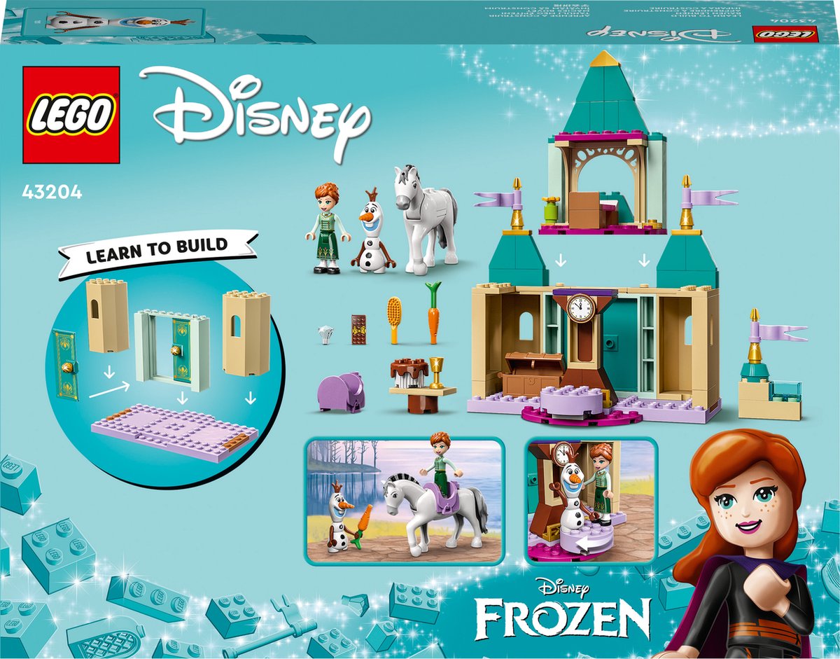 LEGO Disney Frozen Anna en Olaf Plezier in het kasteel - 43204 — cadeau in Spellen & Speelgoed - foto 3